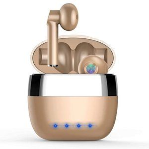 Wireless Earbuds Gold with Case